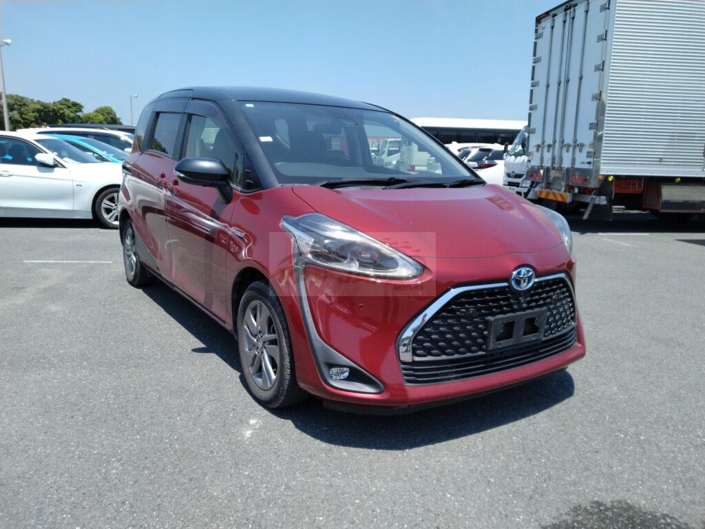 Toyota Sienta Hybrid 2019 Red Wine
